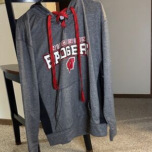 Wisconsin Badgers Gray Hoodie